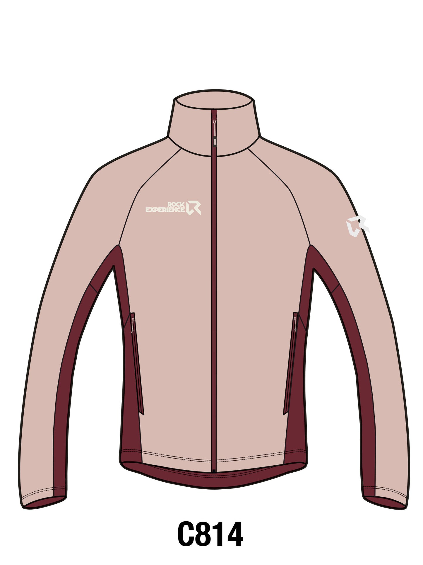 RE.LYNX MOCK NECK FZ JUNIOR FLEECE