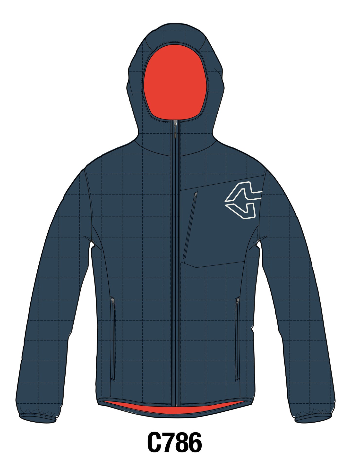 GOLDEN GATE HOODIE PADDED MAN JACKET