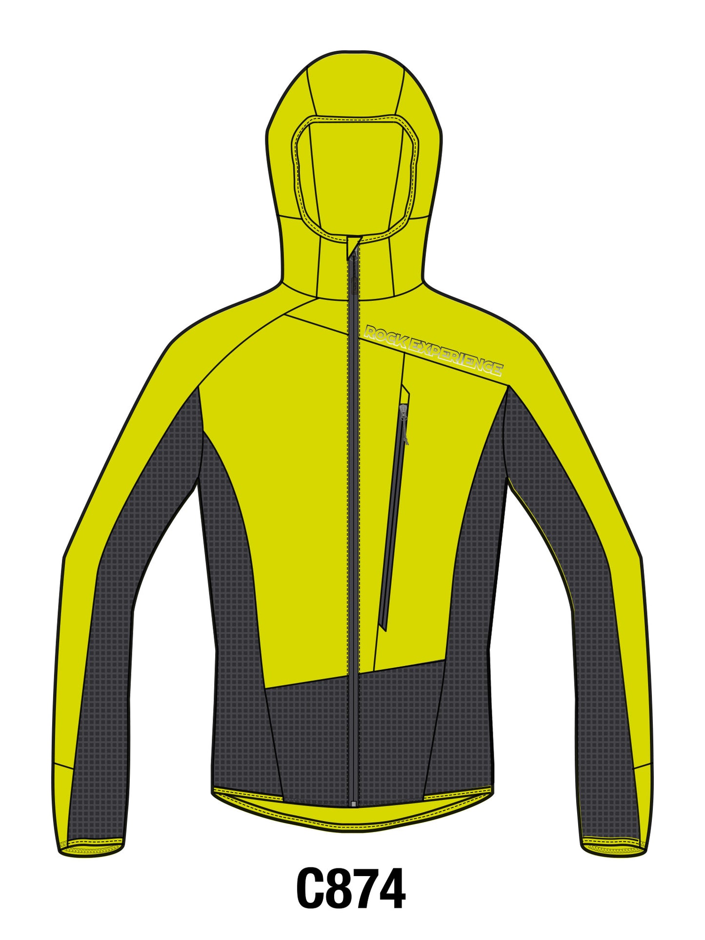 ANGOON HOODIE HYBRID MAN JACKET