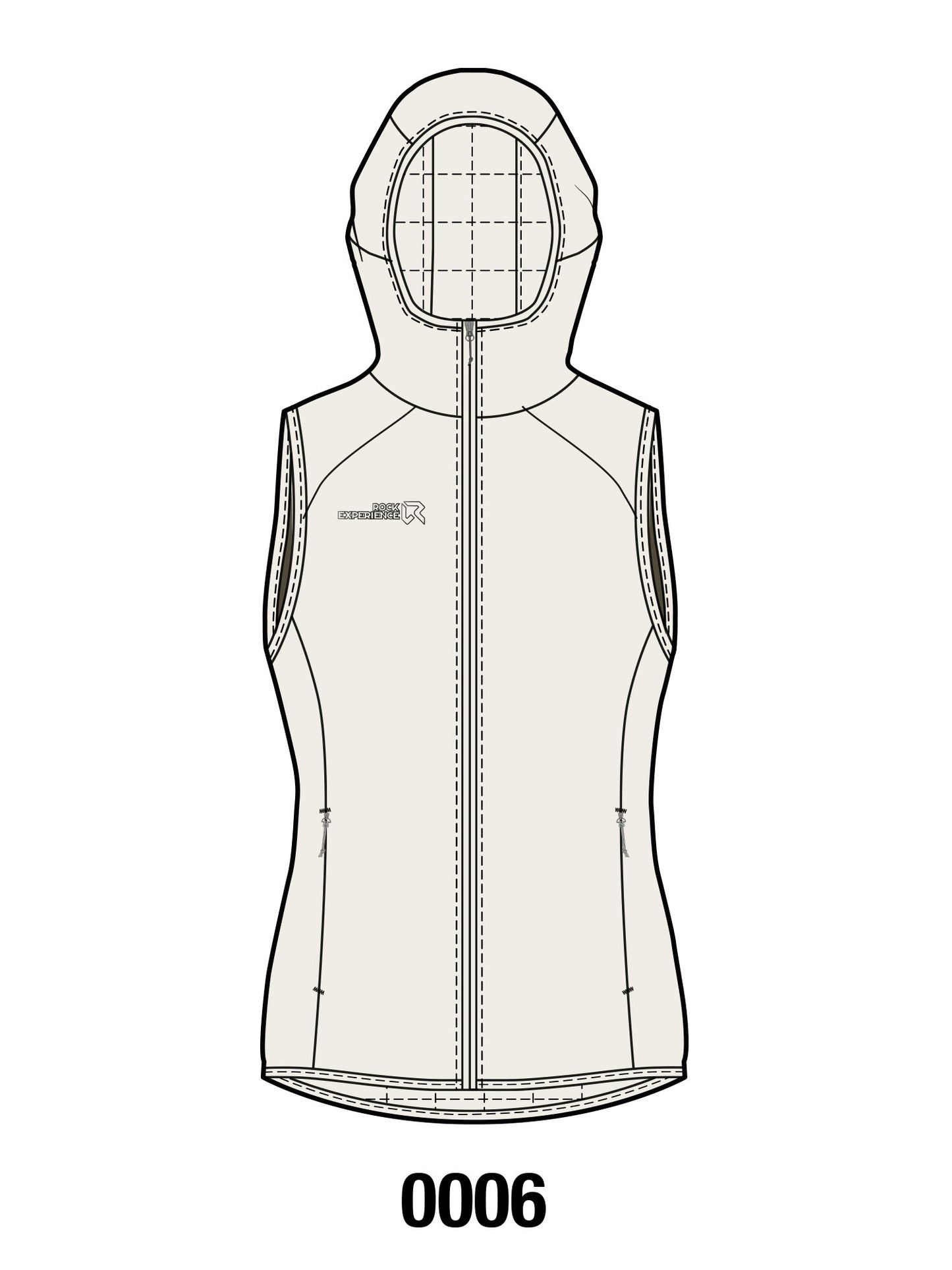 GOLDEN GATE HOODIE PADDED WOMAN VEST