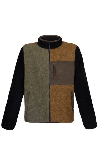 RE.TAKOTNA MOCK NECK FZ MAN FLEECE