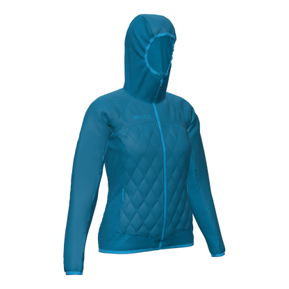 BLACKSTONE 2.0 HOODIE HYBRID WOMAN JACKET