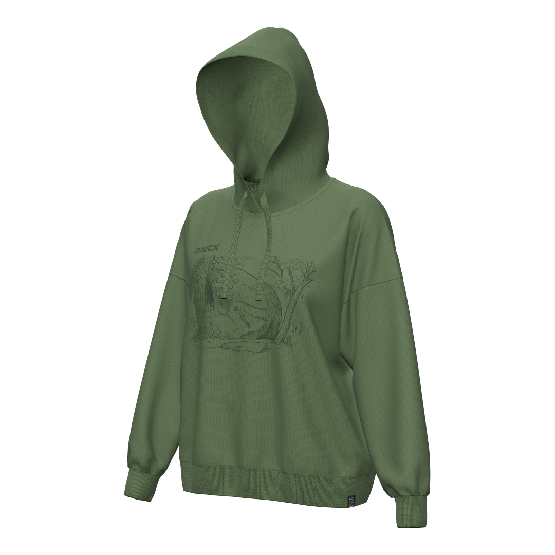 BLOCK HOODIE WOMAN SWEATSHIRT
