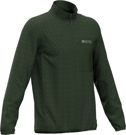 NIGHT CREST MOCK NECK MAN FLEECE