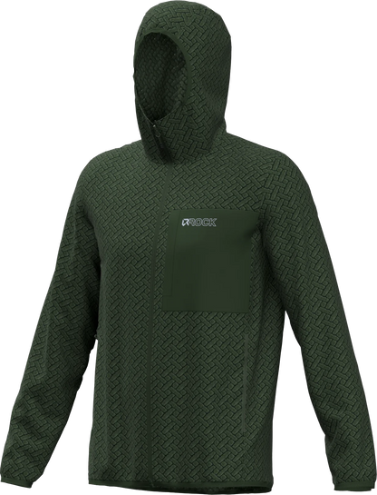 NIGHT CREST HOODIE MAN FLEECE