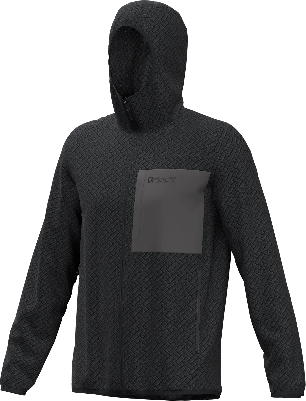 NIGHT CREST HOODIE MAN FLEECE