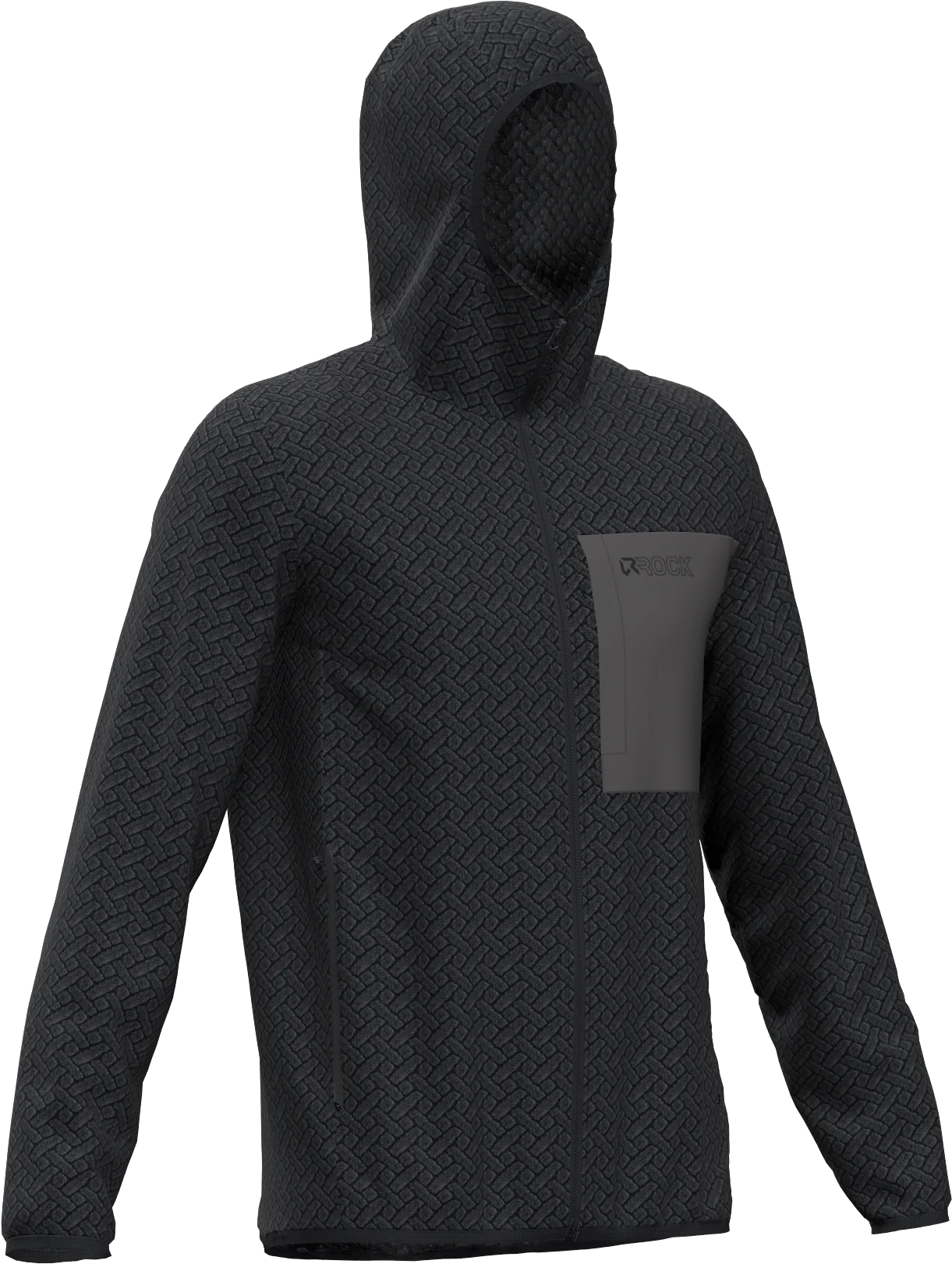 NIGHT CREST HOODIE MAN FLEECE