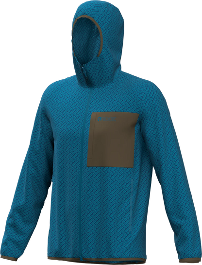 NIGHT CREST HOODIE MAN FLEECE