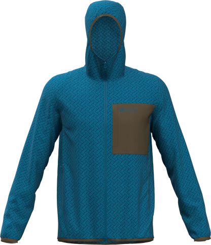 NIGHT CREST HOODIE MAN FLEECE