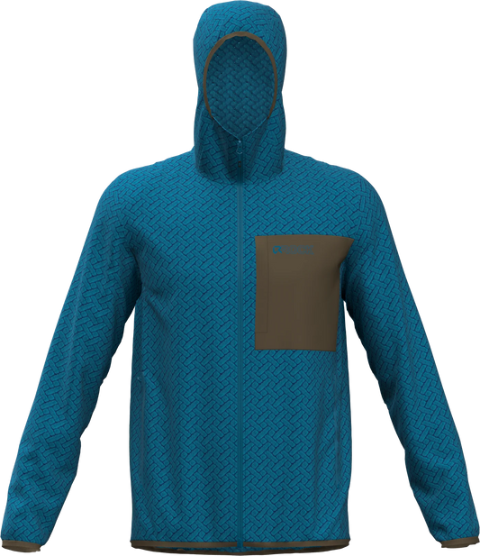 NIGHT CREST HOODIE MAN FLEECE