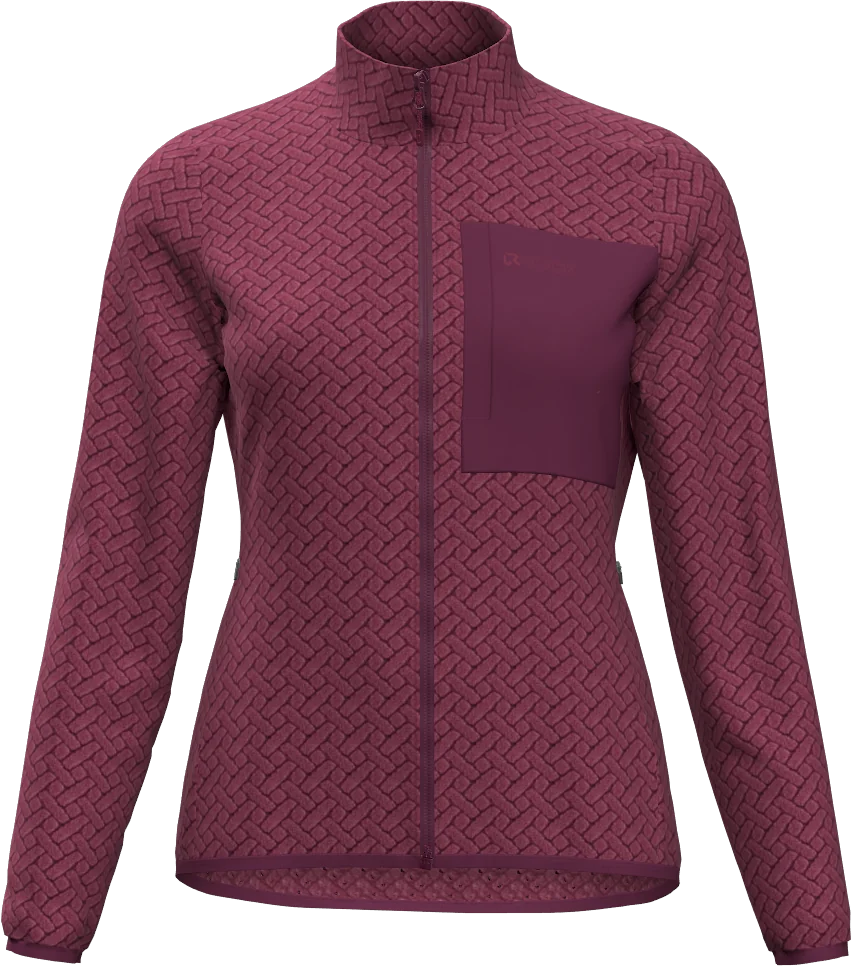 NIGHT CREST MOCK NECK WOMAN FLEECE