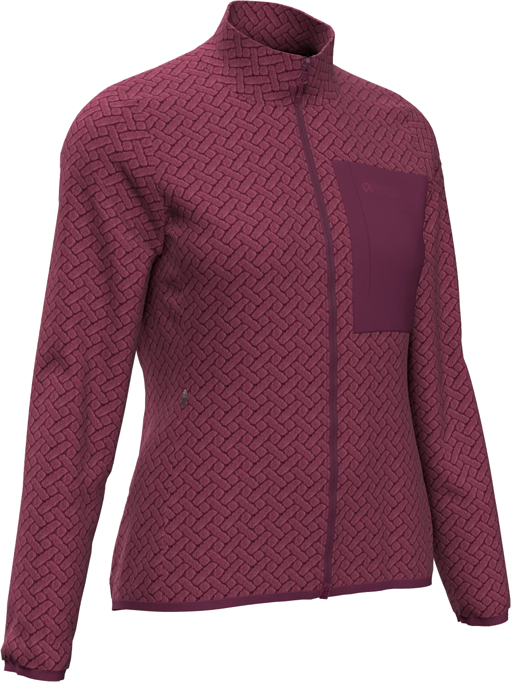 NIGHT CREST MOCK NECK WOMAN FLEECE