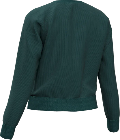 EMBER CORD CREW NECK WOMAN FLEECE