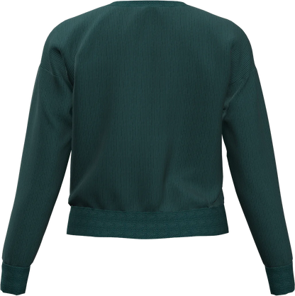EMBER CORD CREW NECK WOMAN FLEECE