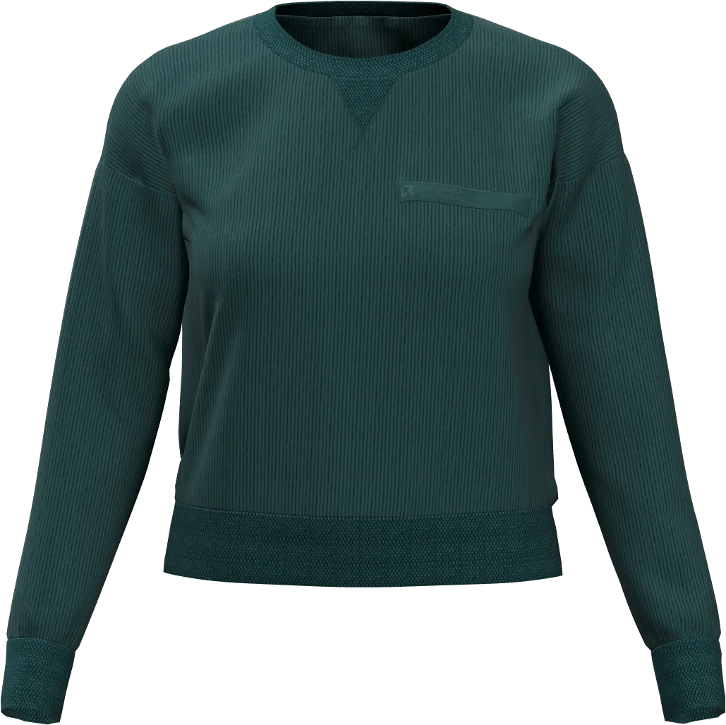 EMBER CORD CREW NECK WOMAN FLEECE