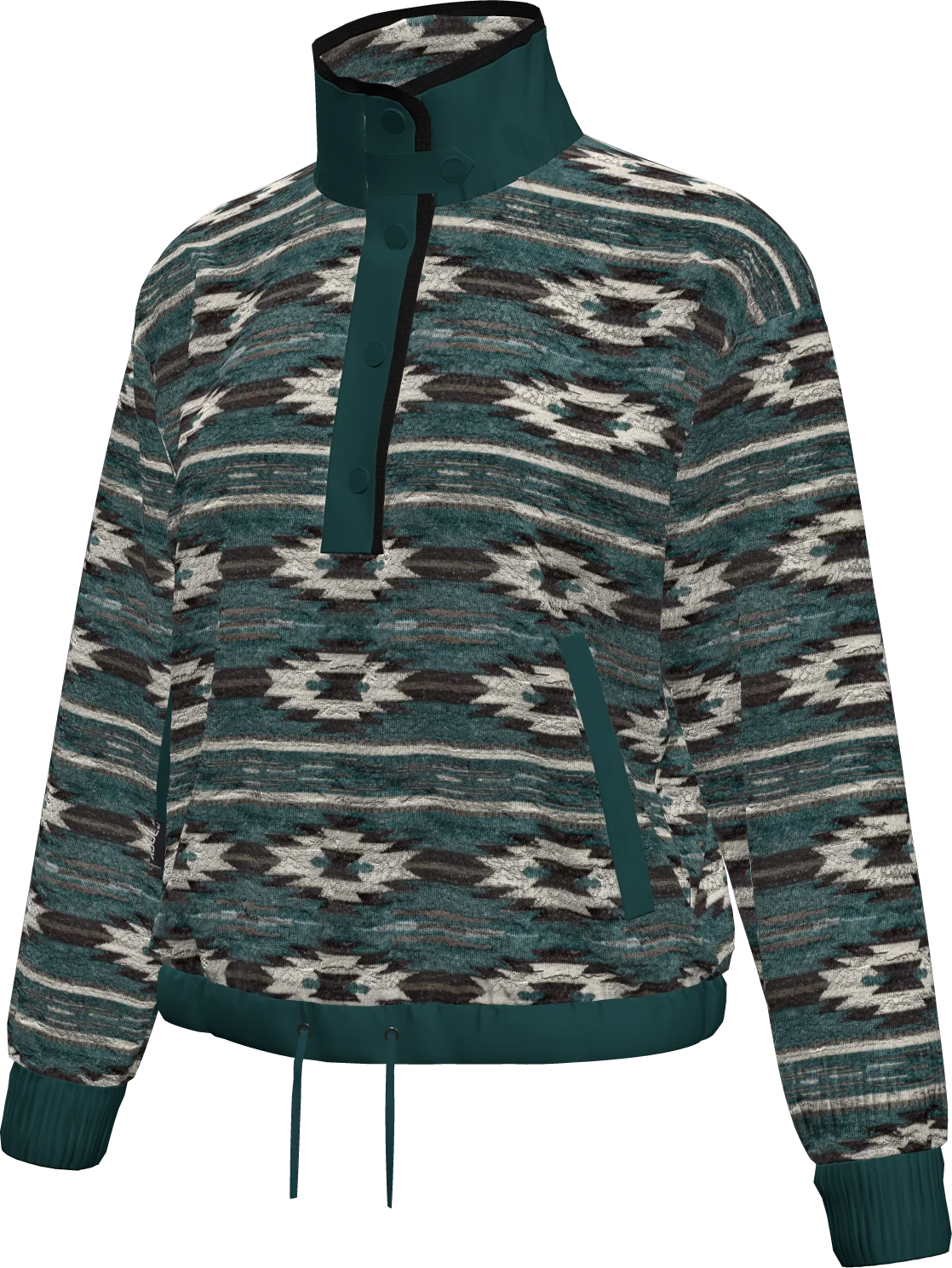 MIKA MOCK NECK WOMAN FLEECE