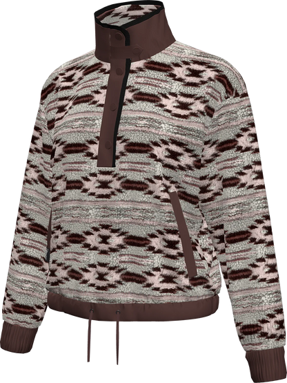 MIKA MOCK NECK WOMAN FLEECE