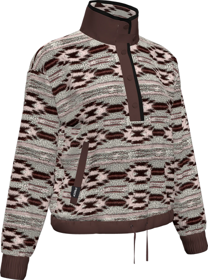 MIKA MOCK NECK WOMAN FLEECE