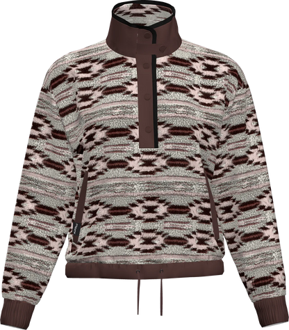 MIKA MOCK NECK WOMAN FLEECE