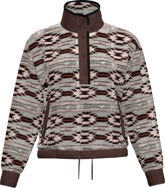 MIKA MOCK NECK WOMAN FLEECE