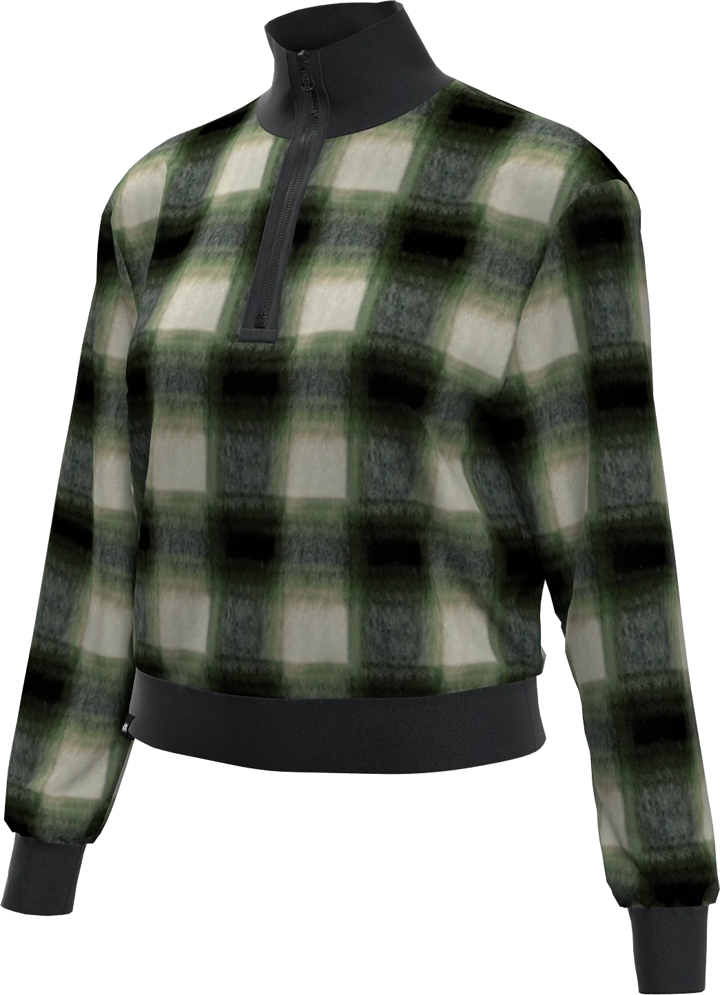 BLOOM MOCK NECK WOMAN FLEECE