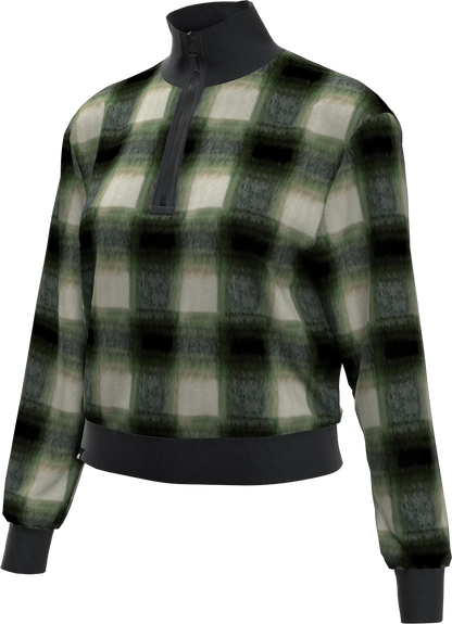 BLOOM MOCK NECK WOMAN FLEECE