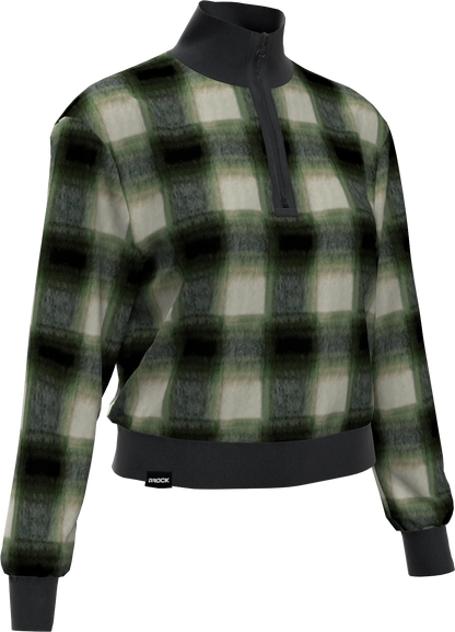 BLOOM MOCK NECK WOMAN FLEECE