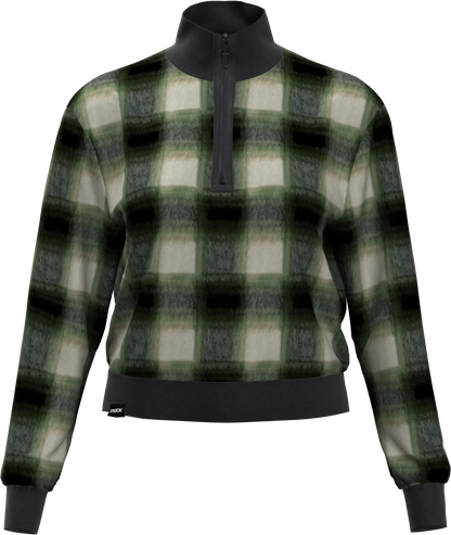 BLOOM MOCK NECK WOMAN FLEECE