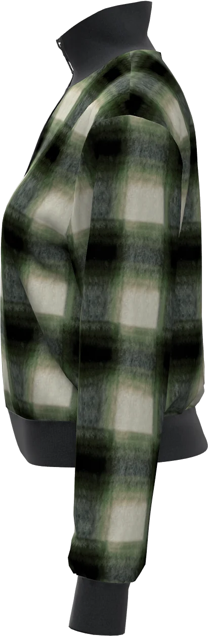 BLOOM MOCK NECK WOMAN FLEECE