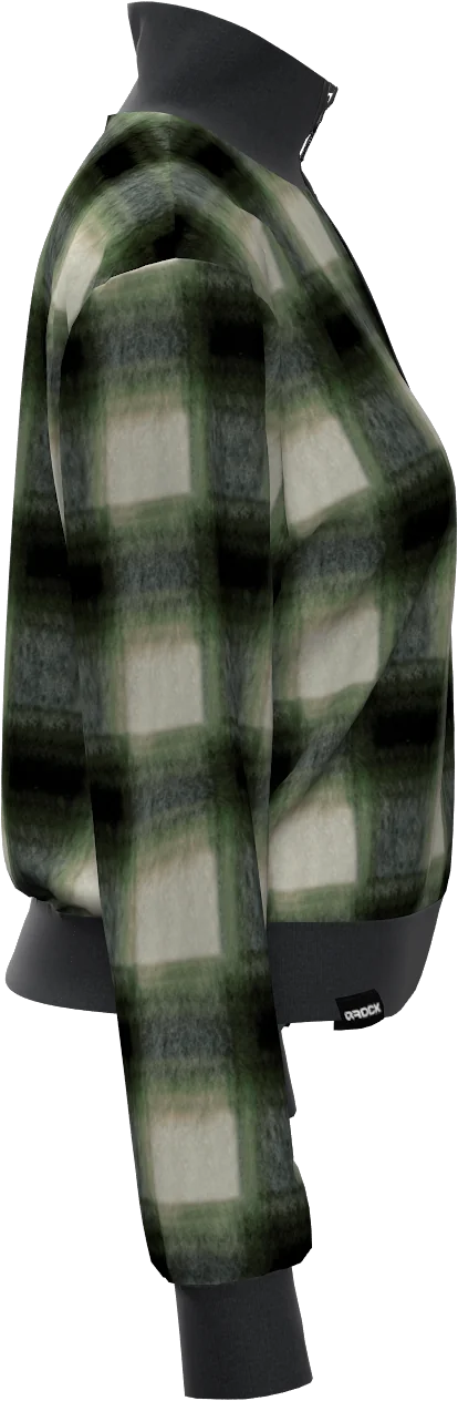 BLOOM MOCK NECK WOMAN FLEECE