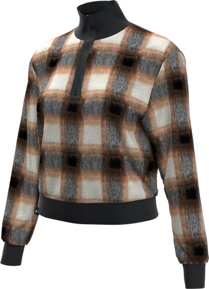 BLOOM MOCK NECK WOMAN FLEECE