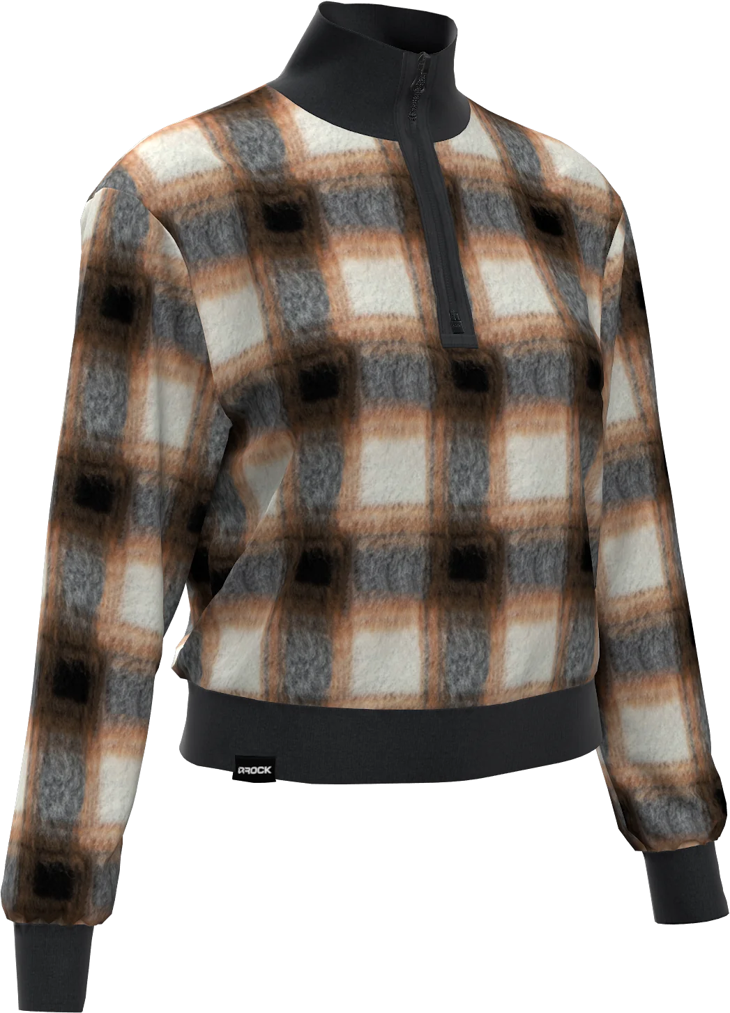 BLOOM MOCK NECK WOMAN FLEECE