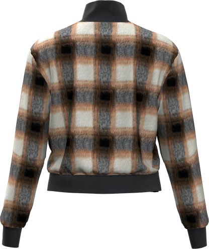 BLOOM MOCK NECK WOMAN FLEECE