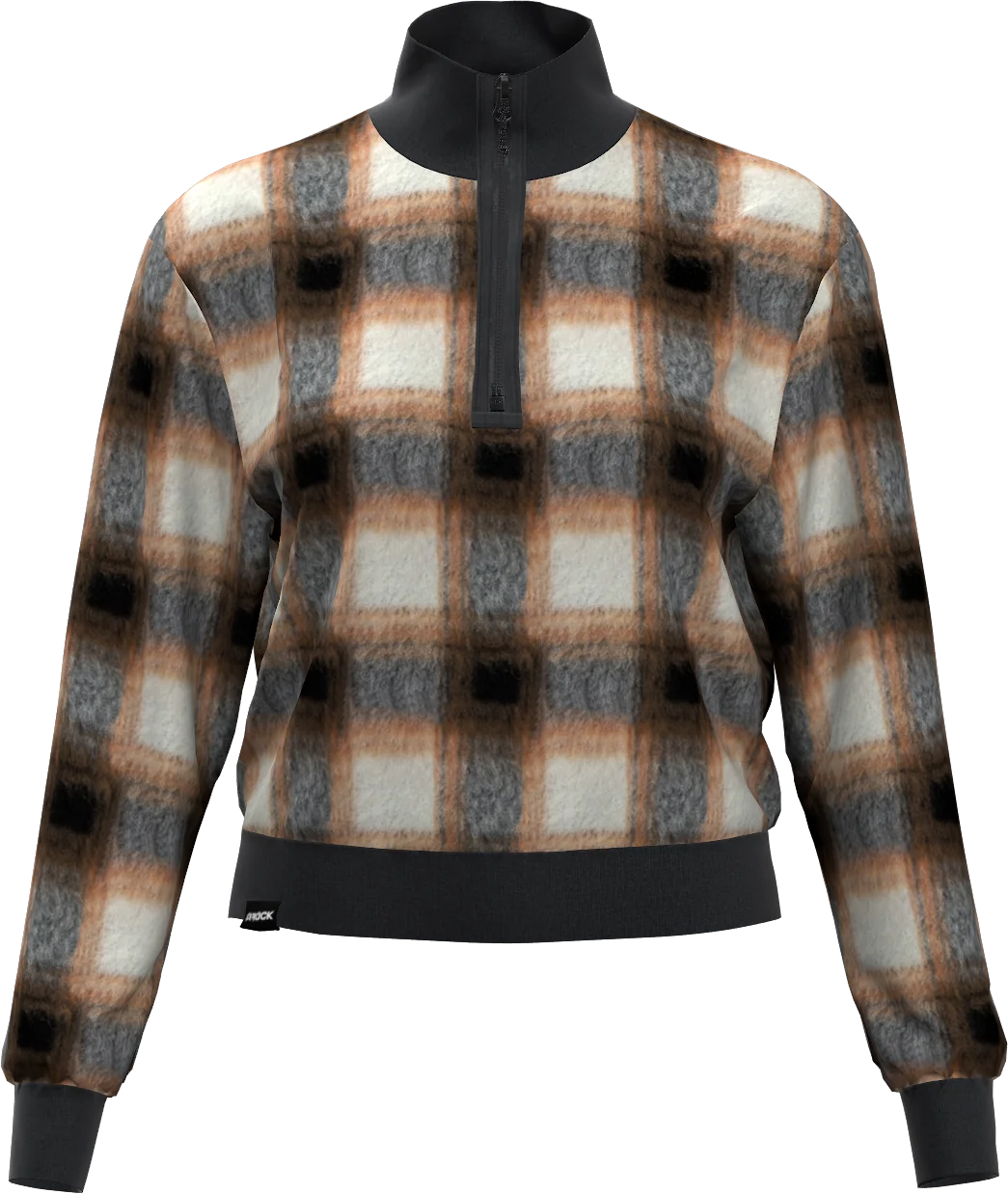 BLOOM MOCK NECK WOMAN FLEECE