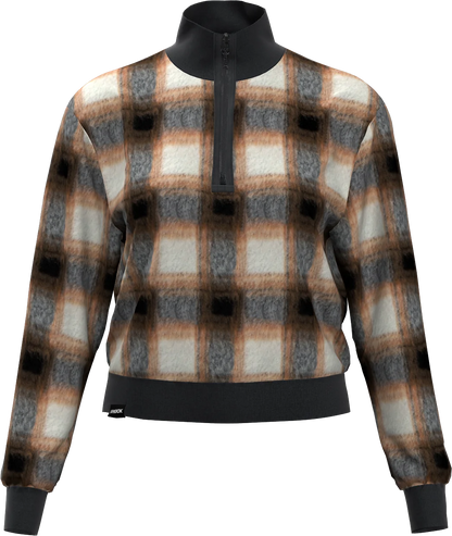 BLOOM MOCK NECK WOMAN FLEECE