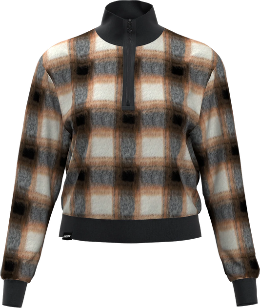 BLOOM MOCK NECK WOMAN FLEECE