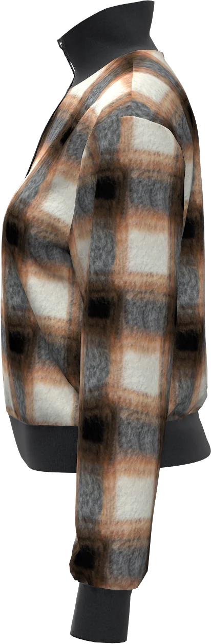 BLOOM MOCK NECK WOMAN FLEECE