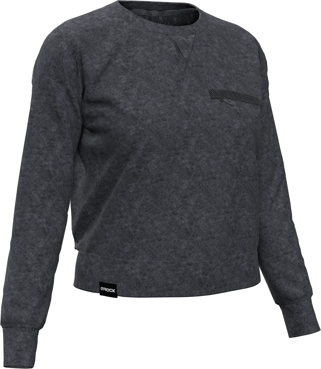 EMBER WOOL CREW NECK WOMAN FLEECE