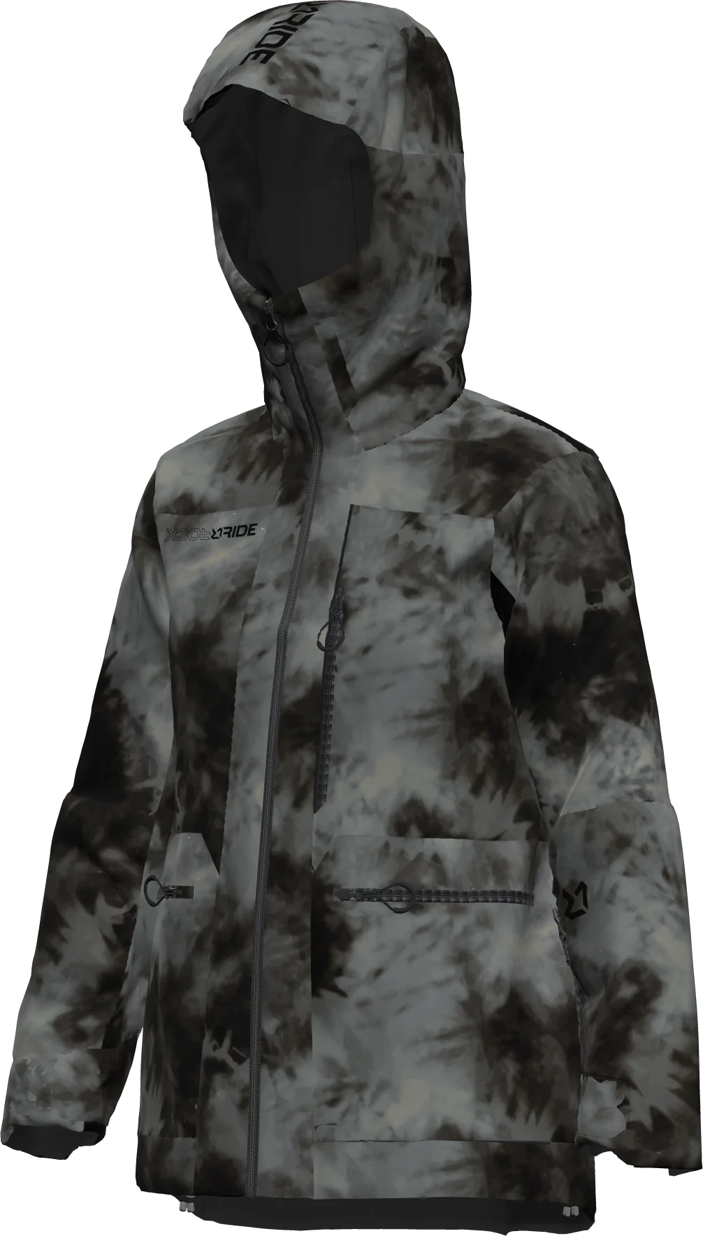 SILVERSTAR TIE DYE PADDED WOMAN JACKET