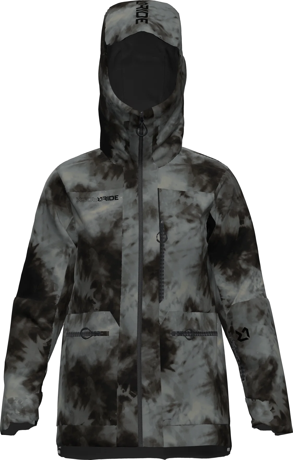 SILVERSTAR TIE DYE PADDED WOMAN JACKET