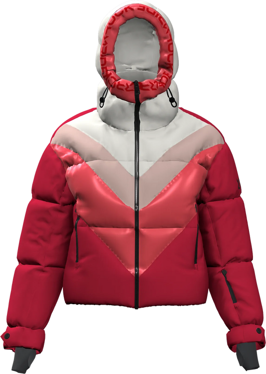 BIG WHITE PADDED WOMAN JACKET