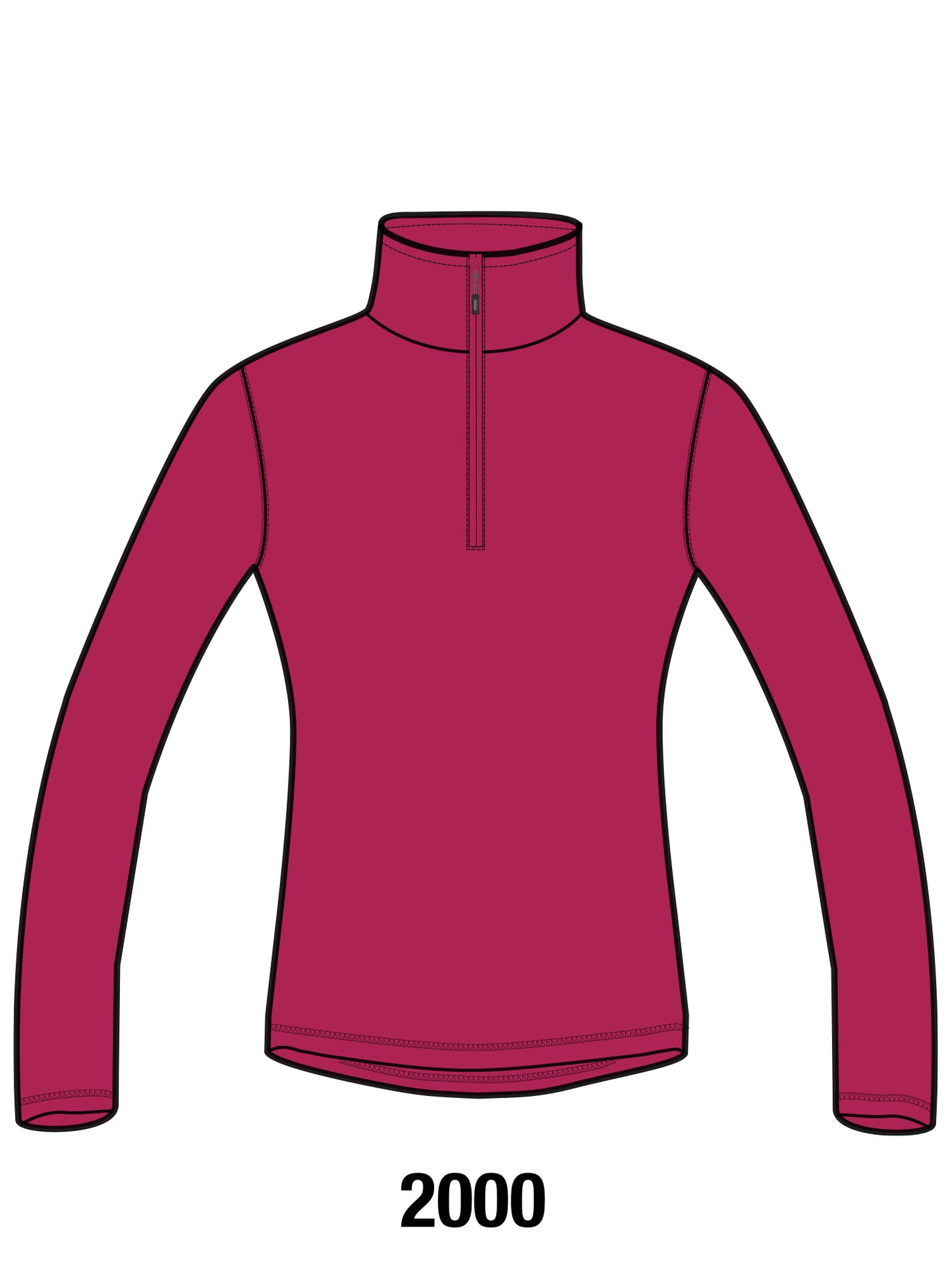 TEMPUS H ZIP FLEECE WOMAN